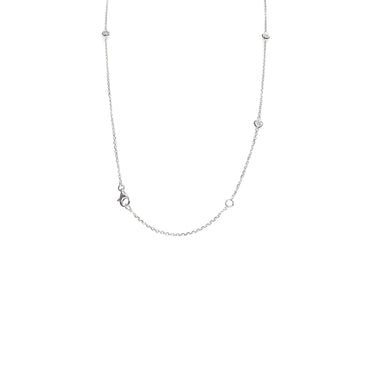 18K White Gold Tdw. 0.57ct Diamond Chain Necklace - 20730574 - H&H Jewellery Pty Ltd