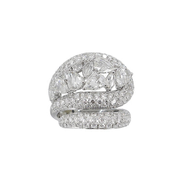 18K White Gold Tdw. 3.40ct Diamond Ring - 20734176 - H&H Jewellery Pty Ltd