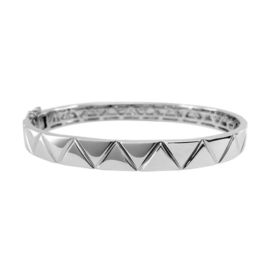 18K White Gold Tdw. 1.56ct Diamond Bangle | Diamond Tennis Bracelet Melbourne | Diamond Tennis Bracelet Australia | H&H Jewellery