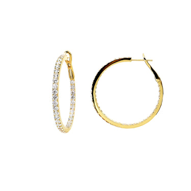 18K Yellow Gold Tdw. 3.80ct Diamond Earrings - 20734183 - H&H Jewellery Pty Ltd