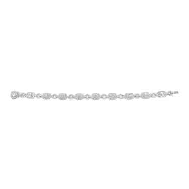 18K White Gold Tdw. 4.32ct Diamond Tennis Bracelet | Gold and Diamond Tennis Bracelet Melbourne | Gold and Diamond Tennis Bracelet Australia | H&H Jewellery