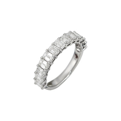18K White Gold Tdw. 1.95ct Diamond Band Ring - 20733049 - H&H Jewellery Pty Ltd