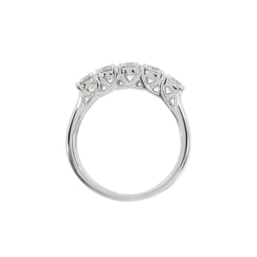 18K White Gold Tdw. 1.00ct Diamond Band Ring - 20719838 - H&H Jewellery Pty Ltd