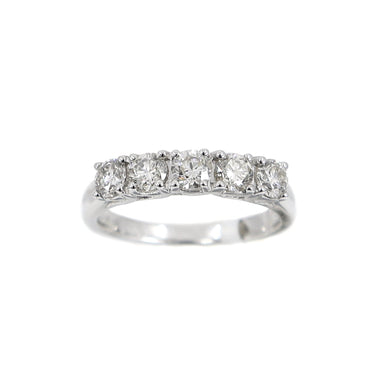 18K White Gold Tdw. 1.00ct Diamond Band Ring - 20719838 - H&H Jewellery Pty Ltd