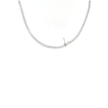 18K White Gold Tdw. 6.10ct Diamond Tennis Necklace - 20732905 - H&H Jewellery Pty Ltd