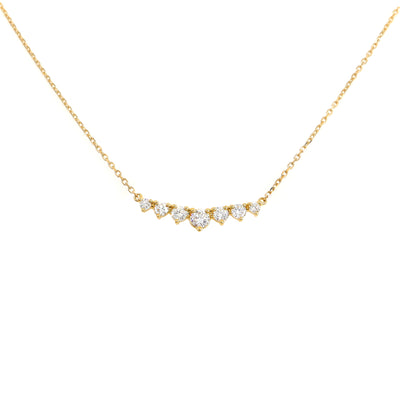 18K Yellow Gold Tdw. 0.57ct Diamond Necklace - 20733360 - H&H Jewellery Pty Ltd