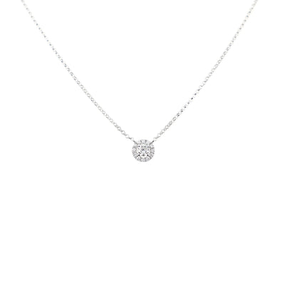 18K White Gold Tdw. 0.25ct Diamond Necklace - 20733162 - H&H Jewellery Pty Ltd