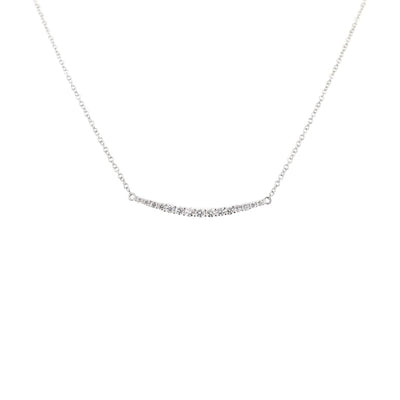 18K White Gold Tdw. 0.30ct Diamond Necklace - 20733353 - H&H Jewellery Pty Ltd