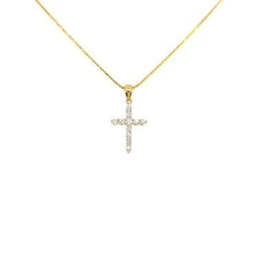 Copy of 18K Gold Tdw. 0.24ct Diamond Cross Necklace - 20733391 - NecklacesH&H Jewellery Pty Ltd