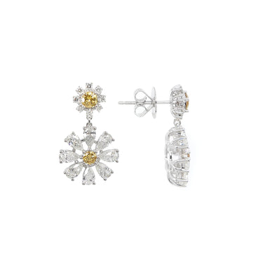 18K White Gold Tdw. 5.06ct Diamond Earring - 20735968 - H&H Jewellery Pty Ltd