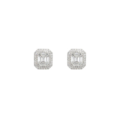 18K White Gold Tdw. 3.83ct Diamond Earring - 20736057 - H&H Jewellery Pty Ltd