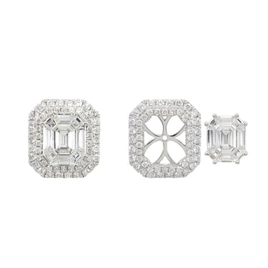 18K White Gold Tdw. 3.83ct Diamond Earring - 20736057 - H&H Jewellery Pty Ltd