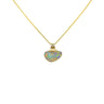 9K Yellow Gold Solid White Opal Pendant  | Opal Jewellery Australia | Opal Necklaces & Pendant Melbourne | H&H Jewellery
