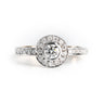 18K Yellow and White Tdw. 0.68ct Gold Diamond Engagement Ring | Diamond Rings Melbourne | Engagement Rings Melbourne | Wedding Rings Melbourne | H&H Jewellery