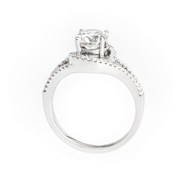 18K White Gold Tdw. 1.85CT Diamond Engagement Ring | White Gold Diamond Rings Melbourne | White Gold Diamond Engagement Rings Melbourne | White Gold Diamond Wedding Rings Melbourne | H&H Jewellery
