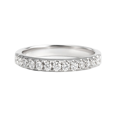 18K White Gold Tdw. 0.41ct Diamond Band Ring - 20659097 - H&H Jewellery Pty Ltd