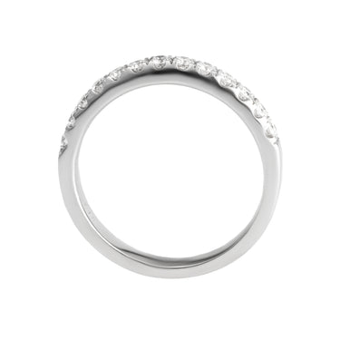 18K White Gold Tdw. 0.41ct Diamond Band Ring - 20659097 - H&H Jewellery Pty Ltd