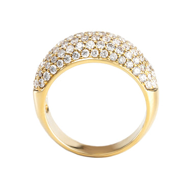 18K Yellow Gold Tdw. 1.85ct Diamond Pave Ring - 20608125 - H&H Jewellery Pty Ltd