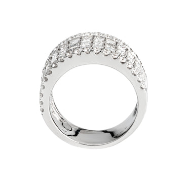 18K White Gold Tdw. 3.16ct Diamond Ring - 20686697 - H&H Jewellery Pty Ltd