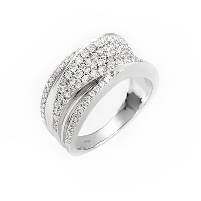 18K White Gold Tdw. 1.00ct Diamond Ring | Diamond Engagement Rings Melbourne | Diamond Wedding Rings Melbourne | H&H Jewellery 