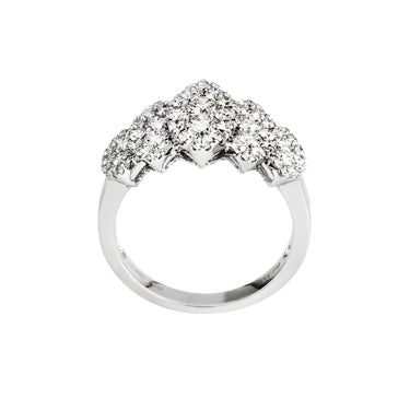 18K White Gold Tdw. 1.59ct Diamond Ring - 20690342 - H&H Jewellery Pty Ltd