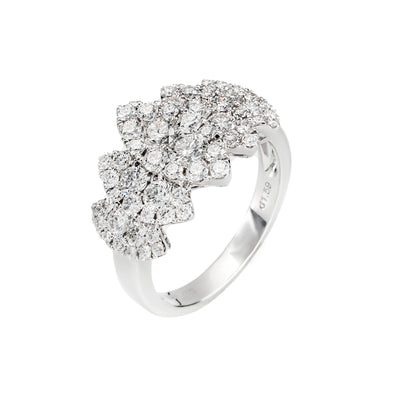 18K White Gold Tdw. 1.59ct Diamond Ring - 20690342 - H&H Jewellery Pty Ltd