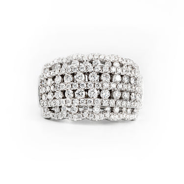 18K White Gold Tdw. 1.71ct Diamond Ring - 20674588 - H&H Jewellery Pty Ltd