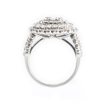 18K White Gold Tdw. 2.66ct Diamond Ring | White Gold Diamond Rings Melbourne | White Gold Diamond Engagement Rings Melbourne | White Gold Diamond Wedding Rings Melbourne | H&H Jewellery