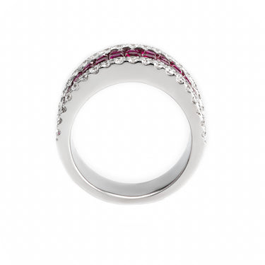 18K White Gold 3.44ct Ruby and Diamond Ring - 20683078 - H&H Jewellery Pty Ltd