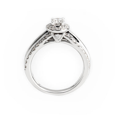 14K White Gold Tdw 1.00ct Diamond Engagement Ring  | White Gold Diamond Rings Melbourne | White Gold Diamond Engagement Rings Melbourne | White Gold Diamond Wedding Rings Melbourne | H&H Jewellery