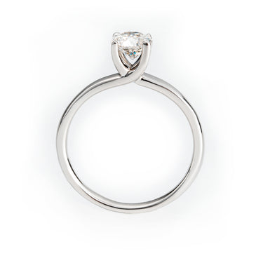14K White Gold 0.75ct Diamond Solitaire Engagement Ring | Diamond Rings Melbourne | Engagement Rings Melbourne | Wedding Rings Melbourne | H&H Jewellery
