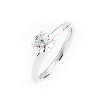 14K White Gold 0.75ct Diamond Solitaire Engagement Ring | Diamond Rings Melbourne | Engagement Rings Melbourne | Wedding Rings Melbourne | H&H Jewellery