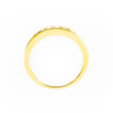 18K Yellow Gold Tdw. 0.45ct Diamond Ring - 20690441 - H&H Jewellery Pty Ltd