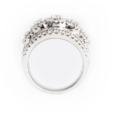 18K White Gold Tdw. 2.74ct Diamond Ring | White Gold Diamond Rings Melbourne | White Gold Diamond Engagement Rings Melbourne | White Gold Diamond Wedding Rings Melbourne | H&H Jewellery