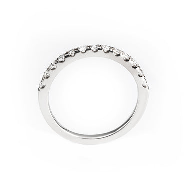 18K White Gold Tdw. 0.28ct Diamond Band Ring - 20659066 - H&H Jewellery Pty Ltd