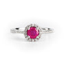18K White Gold 0.74ct Ruby and Diamond Engagement Ring | Amethyst Engagement Rings Melbourne | Engagement Rings Melbourne | Wedding Rings Melbourne | H&H Jewellery