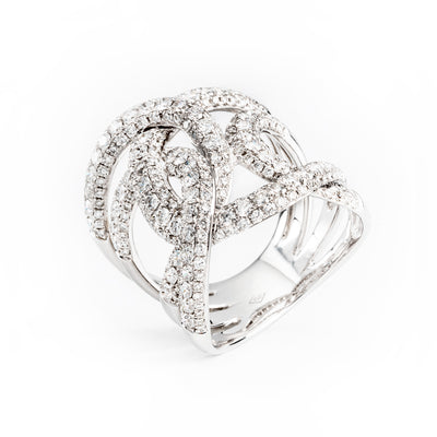 18K White Gold Tdw. 2.25ct Diamond Ring Diamond Engagement Rings Melbourne | Diamond Wedding Rings Melbourne | H&H Jewellery 