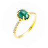 18K Yellow Gold 2.08ct Malenchite Ring - 20694098 - H&H Jewellery Pty Ltd