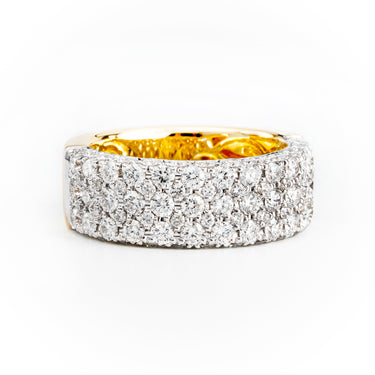 18K Yellow & White Gold Tdw. 2.01ct Diamond Ring - 20679132 - H&H Jewellery Pty Ltd