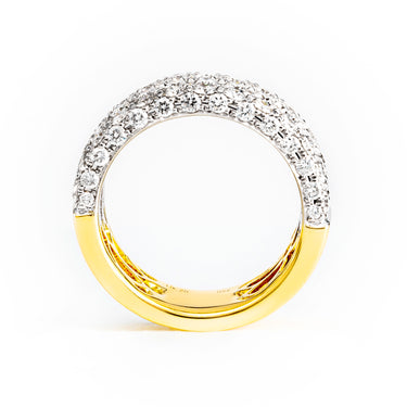 18K Yellow & White Gold Tdw. 2.01ct Diamond Ring - 20679132 - H&H Jewellery Pty Ltd