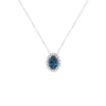 White Gold With Diamond Pendant | White Gold Jewellery Melbourne | White Gold Jewellery Australia | H&H Jewellery 