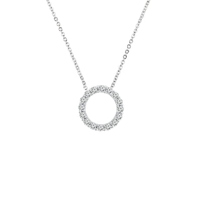 9K White Gold Tdw. 0.10ct Diamond Pendant - 20717889 - H&H Jewellery Pty Ltd