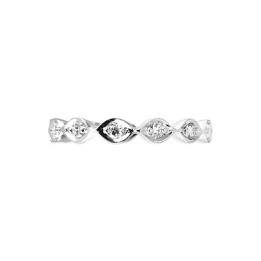 18K White Gold Tdw. 0.32ct Diamond Band - 20719296 - H&H Jewellery Pty Ltd