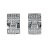 18K White Gold Tdw. 1.55ct Diamond Huggie Earrings - 20719418 - H&H Jewellery Pty Ltd