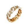 18K Rose Gold White Enamel and Diamond Ring - 20719364 - H&H Jewellery Pty Ltd