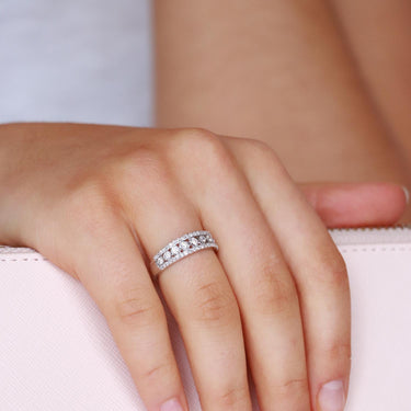 9K White Gold Tdw. 0.50ct Diamond Ring - 20713881 - H&H Jewellery Pty Ltd