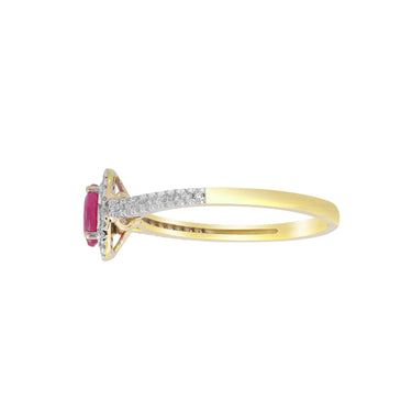 H&H Jewellery Ruby Ring | Diamond Ruby Ring Melbourne | Bridal Jewellery Melbourne | Wedding Jewellery Melbourne 