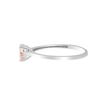 9K White Gold Morganite Engagement Ring | Morganite Engagement Rings Melbourne | Engagement Rings Melbourne | Wedding Rings Melbourne | H&H Jewellery