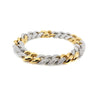18K Yellow and White Gold Tdw 6.70ct Bracelet | Gold and Diamond Tennis Bracelet Melbourne | Gold and Diamond Tennis Bracelet Australia | H&H Jewellery