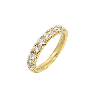 18K Yellow Gold Tdw. 0.94ct Diamond Band Ring - 20733025 - H&H Jewellery Pty Ltd